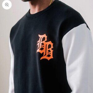 Bogey Boys Black & White Crewneck Sweatshirt NWOT Medium Detroit Pirates